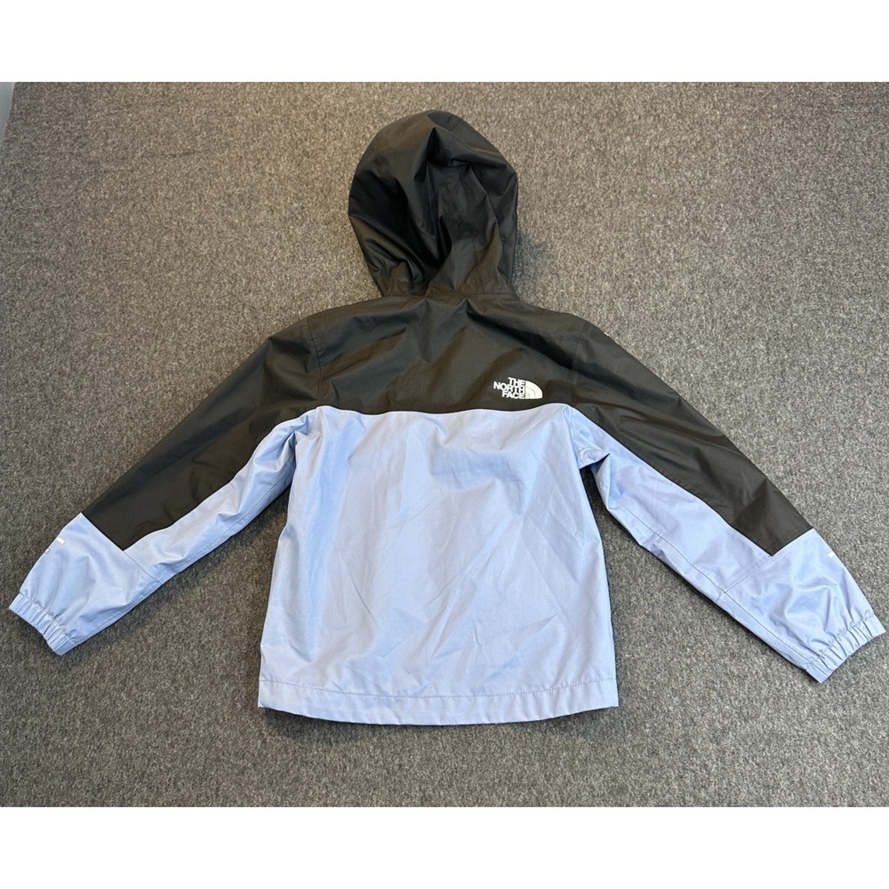 The North Face Boys Antora Rain Jacket Folk Blue Black Size XS 6 Waterproof Zip - Picture 13 of 15